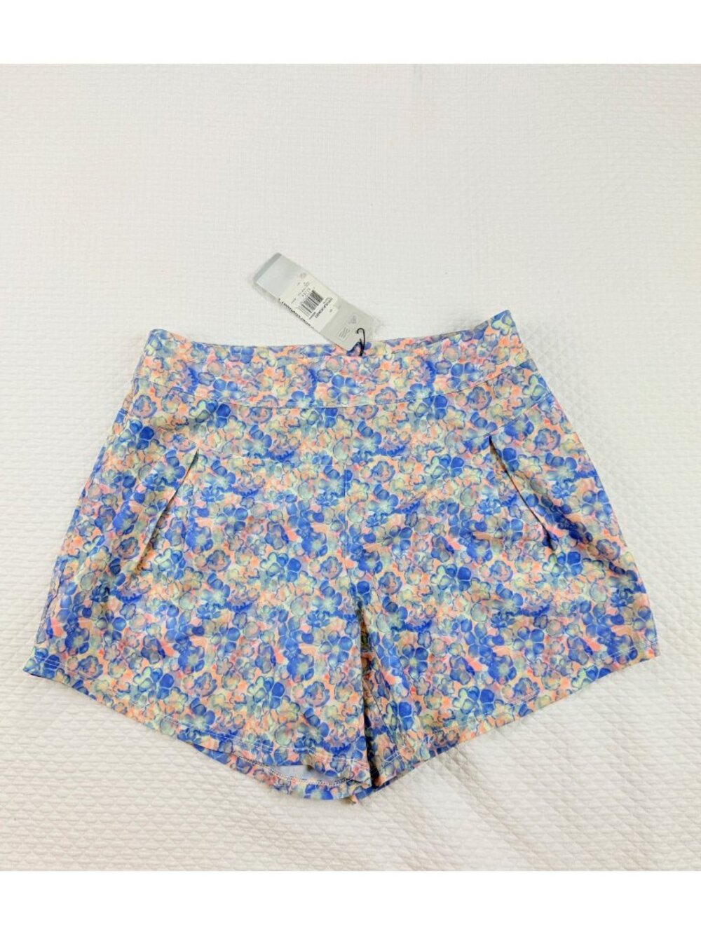 Adidas NWT WOMEN'S 4 Golf Tour High Rise Pastel Floral Printed Flared Shorts